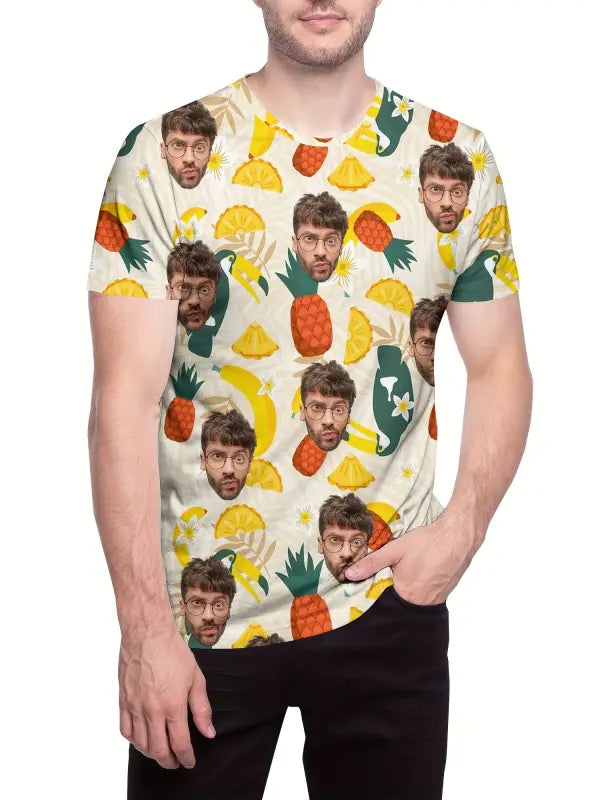 Personalisierte T-Shirt mit Gesicht