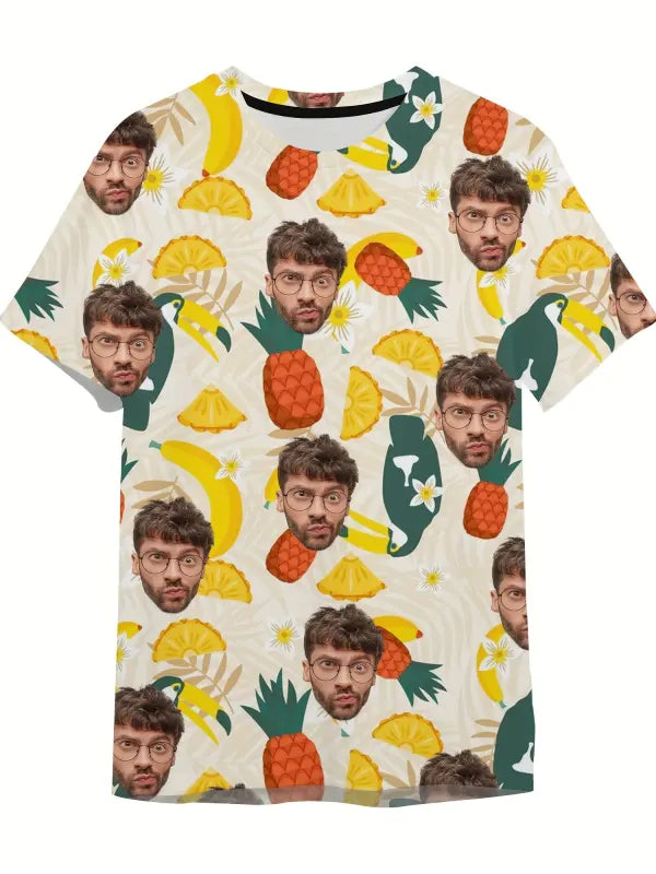 Personalisierte T-Shirt mit Gesicht