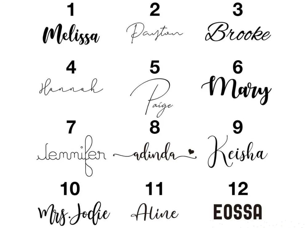 Personalisierte Thermosflasche mit Namenszug