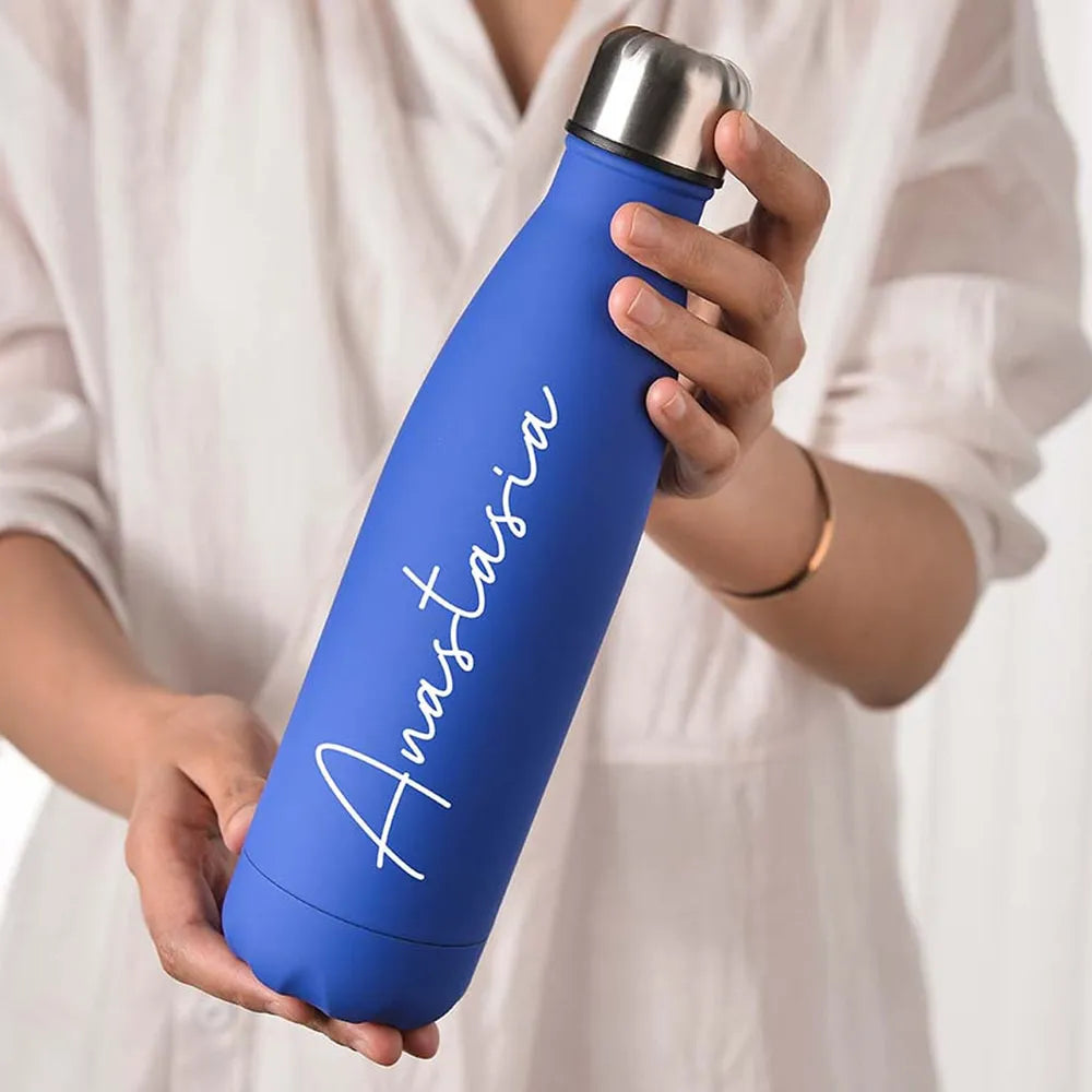 Personalisierte Thermosflasche mit Namenszug