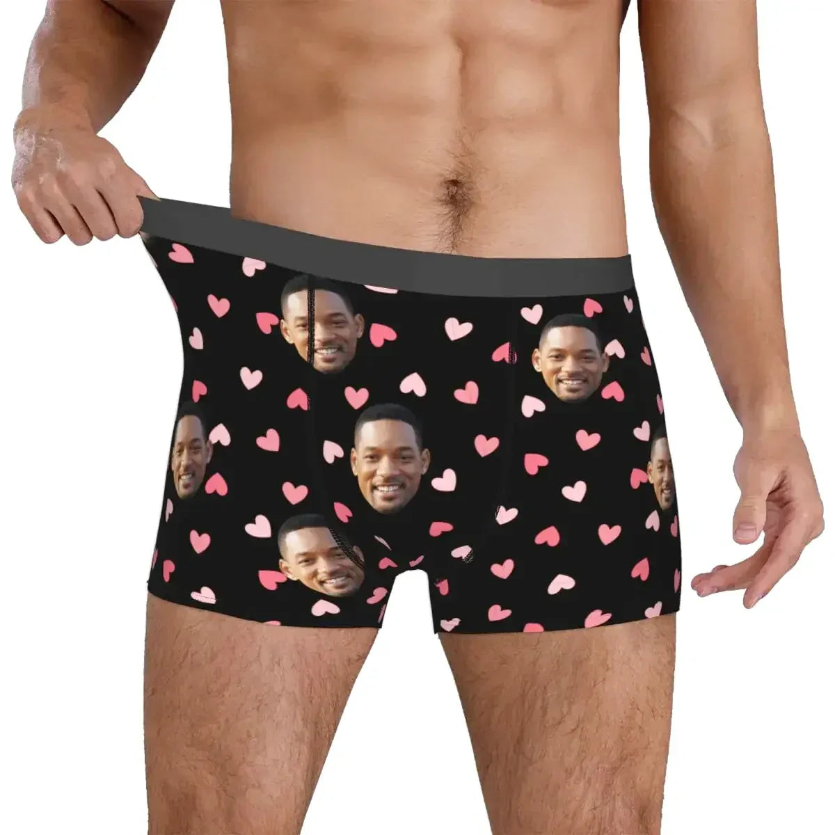 Personalisierte Unterhose Caleçon Saint Valentin