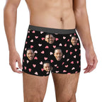Personalisierte Unterhose Caleçon Saint Valentin