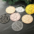 Personalisierte Weihnachtkugel für Paare