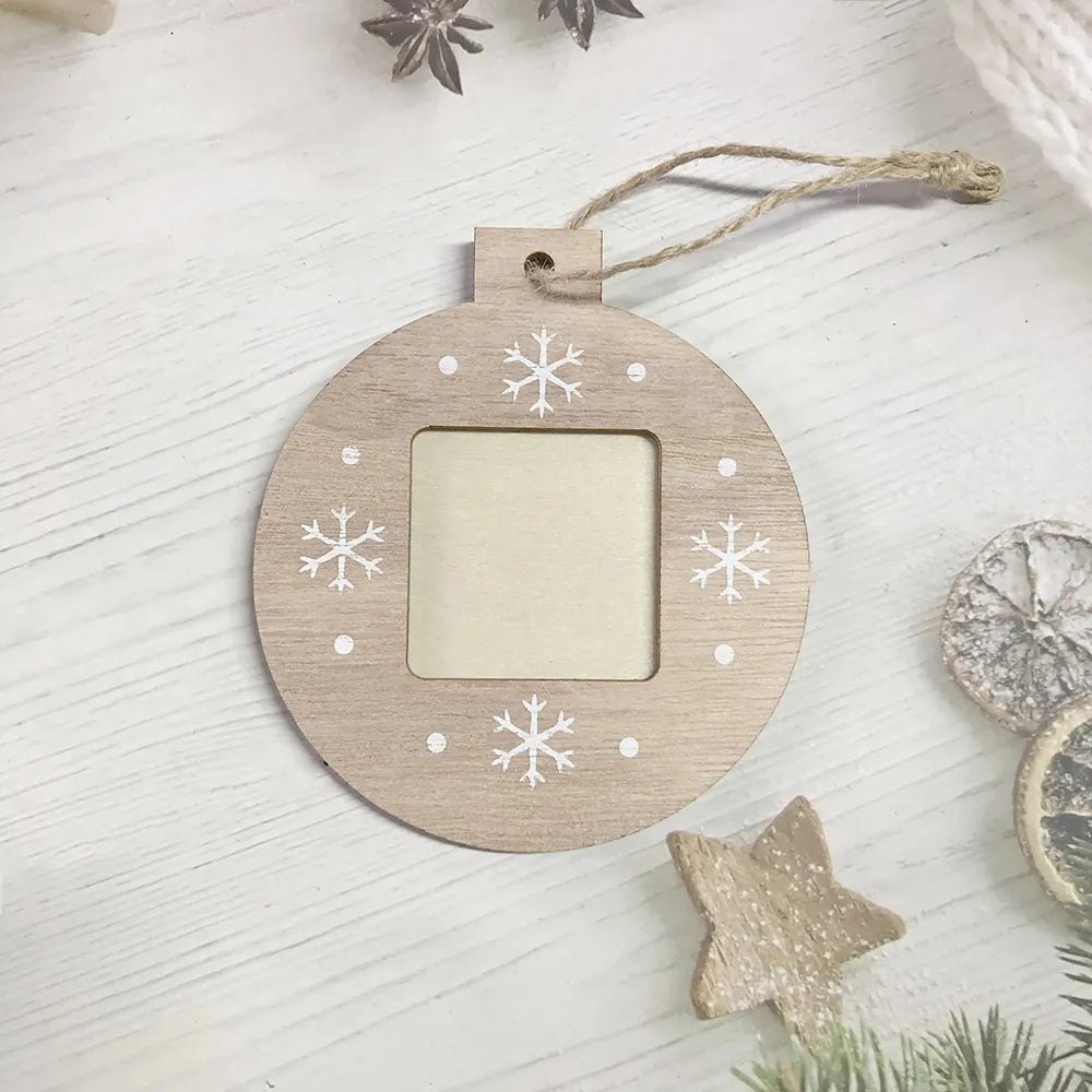 Personalisierte Weihnachtskugel mit Foto