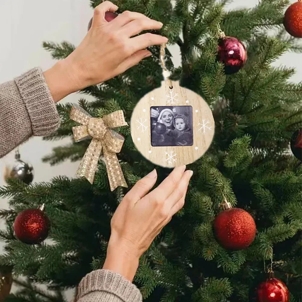 Personalisierte Weihnachtskugel mit Foto