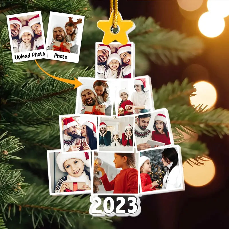 Personalisierte Weihnachtskugel mit Fotodruck
