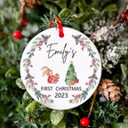 Personalisierte Weihnachtskugel mit Namen