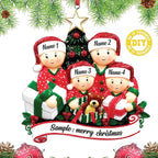 Personalisierte Weihnachtskugel mit Namenszug