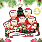 Personalisierte Weihnachtskugel mit Namenszug