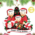 Personalisierte Weihnachtskugel mit Namenszug