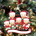 Personalisierte Weihnachtskugel mit Namenszug