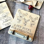 Personalisierte Weihnachtskugel Silber