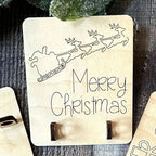 Personalisierte Weihnachtskugel Silber