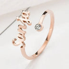 Personalisierter Ring für Frauen