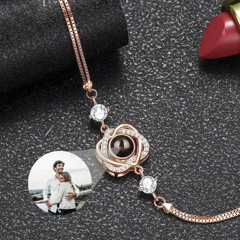 Personalisiertes Armband für Damen aus Silber