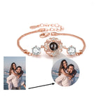 Personalisiertes Armband für Damen Aus Silber mit Foto