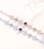 Personalisiertes Armband für Damen Foto Blumen