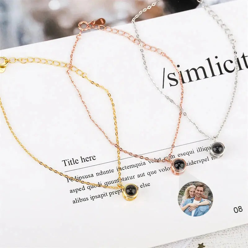 Personalisiertes Armband für Damen Mit Foto verziert