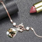 Personalisiertes Armband für Damen mit Stein und Foto