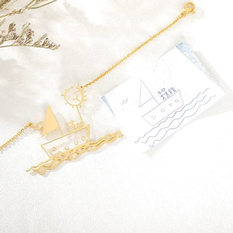 Personalisiertes Armband für Damen Zeichnung