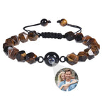 Personalisiertes Armband für Frauen Foto Perlenstrang