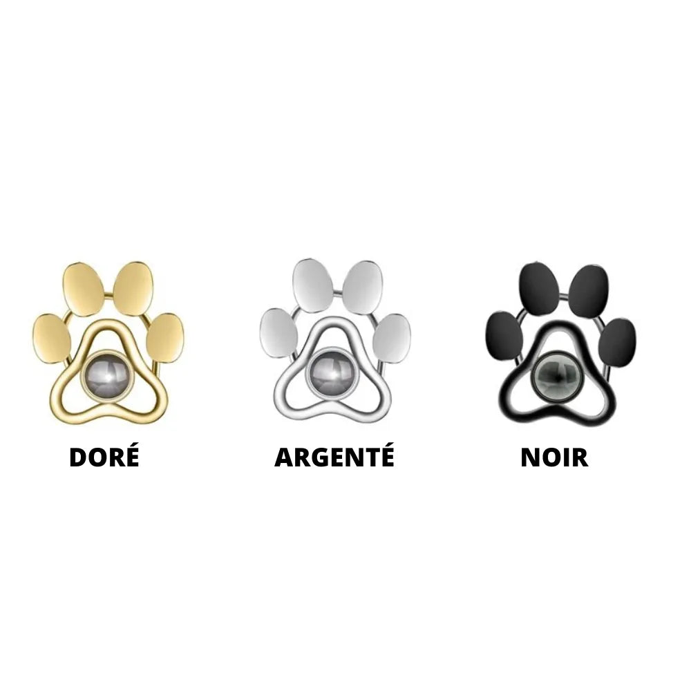 Personalisiertes Armband für Herren Hundepfoten mit Foto