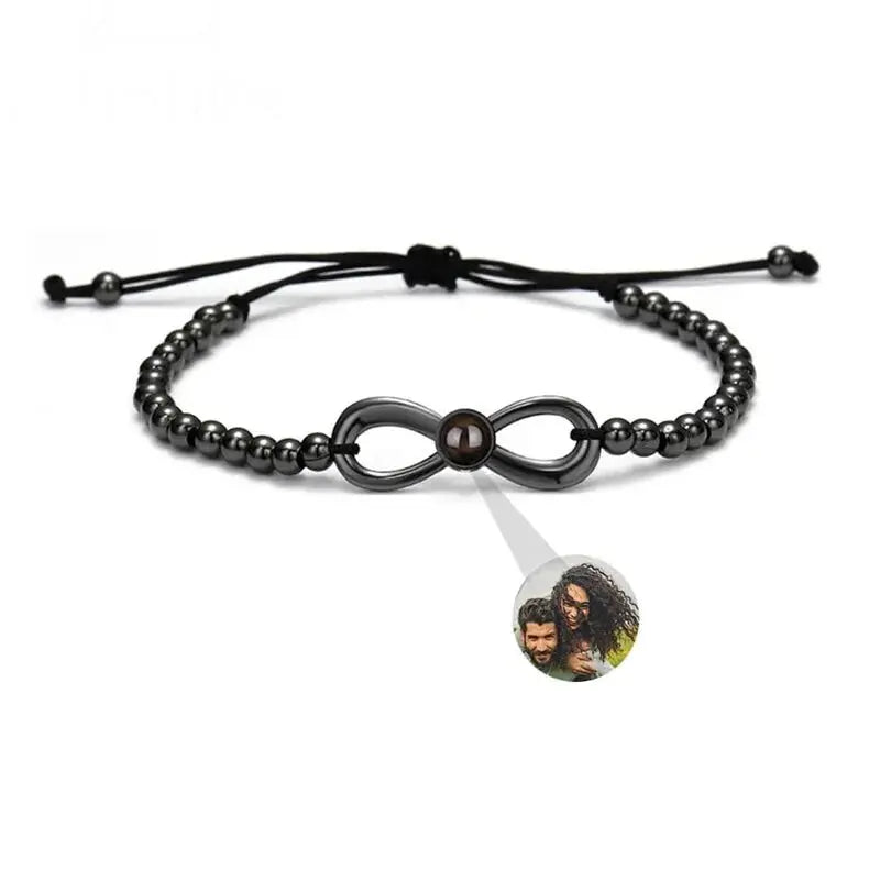 Personalisiertes Armband für Herren Infinity