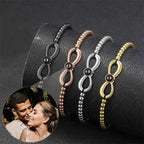 Personalisiertes Armband für Herren Infinity