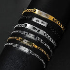 Personalisiertes Armband für Herren Mit Foto graviert