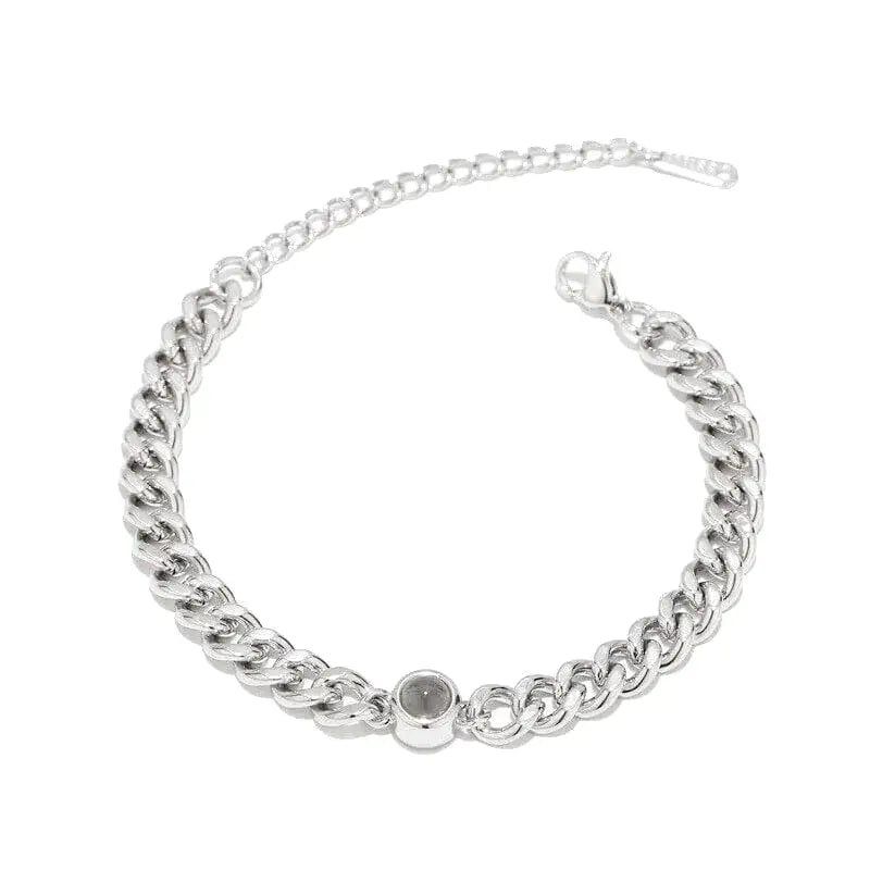 Personalisiertes Armband für Herren mit Fotoprojektion