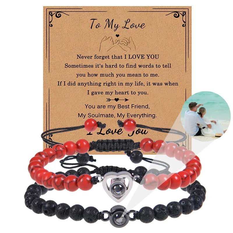 Personalisiertes Armband mit Bild – Zweierpack