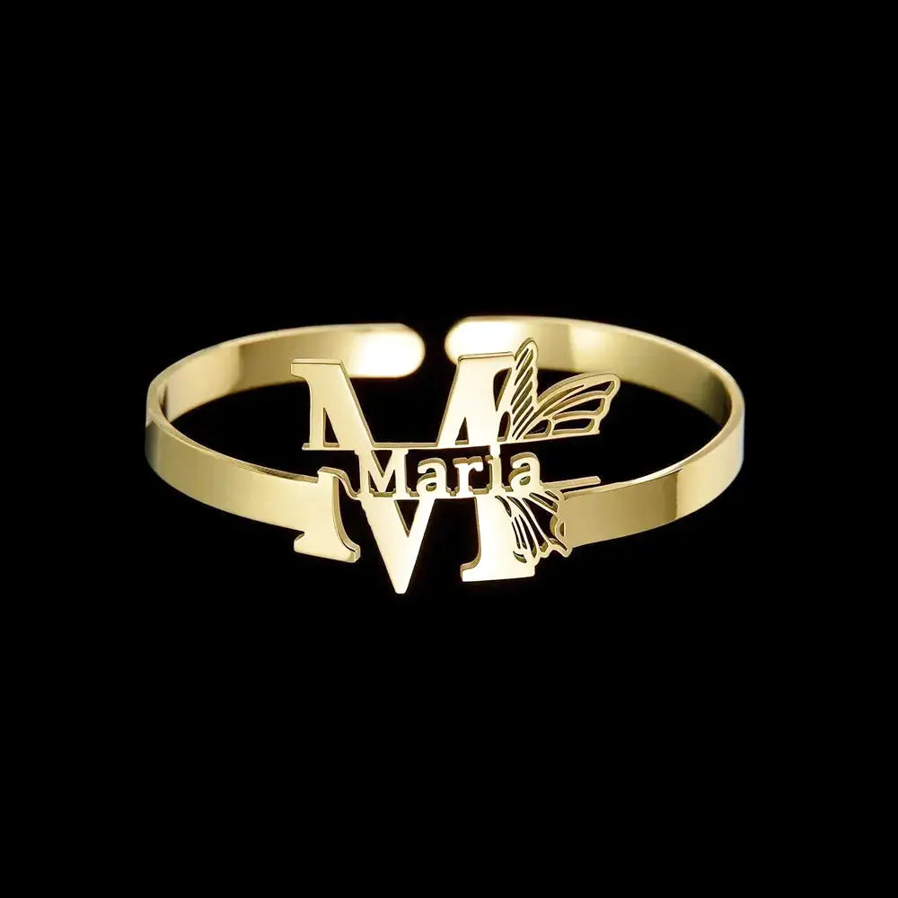 Personalisiertes Armband mit Namen Buchstabe