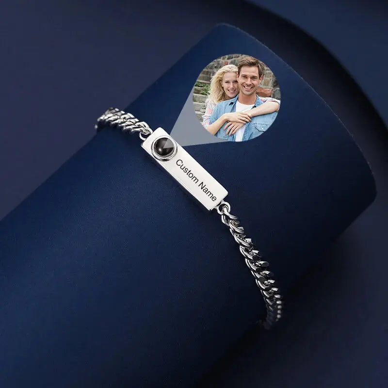 Personalisiertes Armband mit Namen Für den Mann