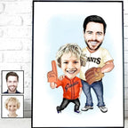Personalisiertes Familienposter für Kinder