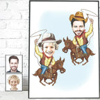 Personalisiertes Familienposter für Kinder