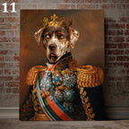 Personalisiertes Familienposter Karikatur Tiere