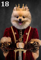 Personalisiertes Familienposter Karikatur Tiere