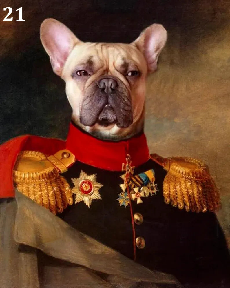 Personalisiertes Familienposter Karikatur Tiere