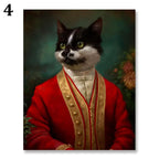 Personalisiertes Familienposter Karikatur Tiere