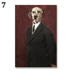 Personalisiertes Familienposter Karikatur Tiere