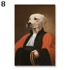 Personalisiertes Familienposter Karikatur Tiere