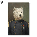 Personalisiertes Familienposter Karikatur Tiere