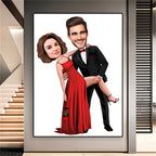 Personalisiertes Familienposter mit zwei Tafeln