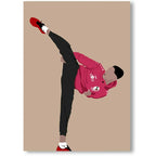 Personalisiertes Familienposter Romantisch