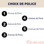 Hausnummernschild schick