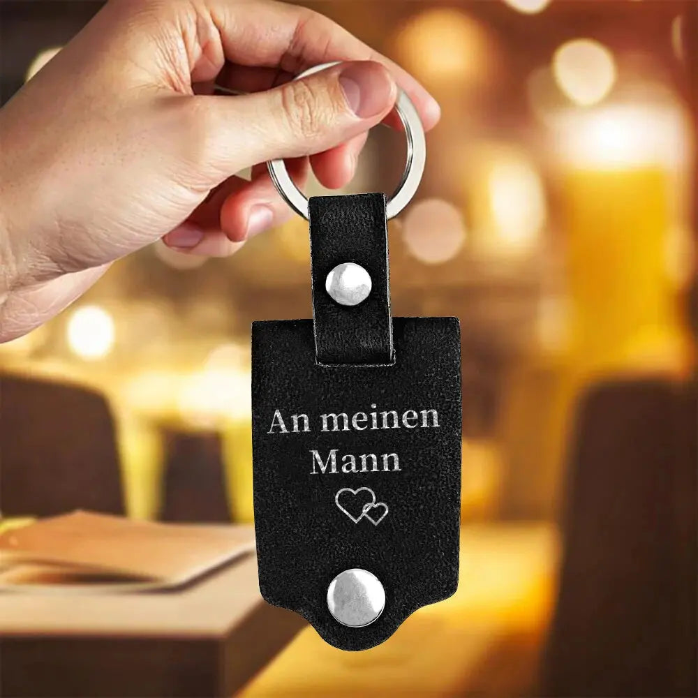 Schlüsselanhänger Personalisiert aus Leder
