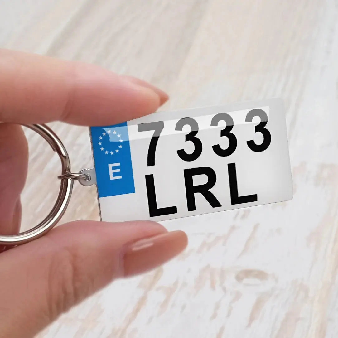 Schlüsselanhänger Personalisiert mit Kennzeichen