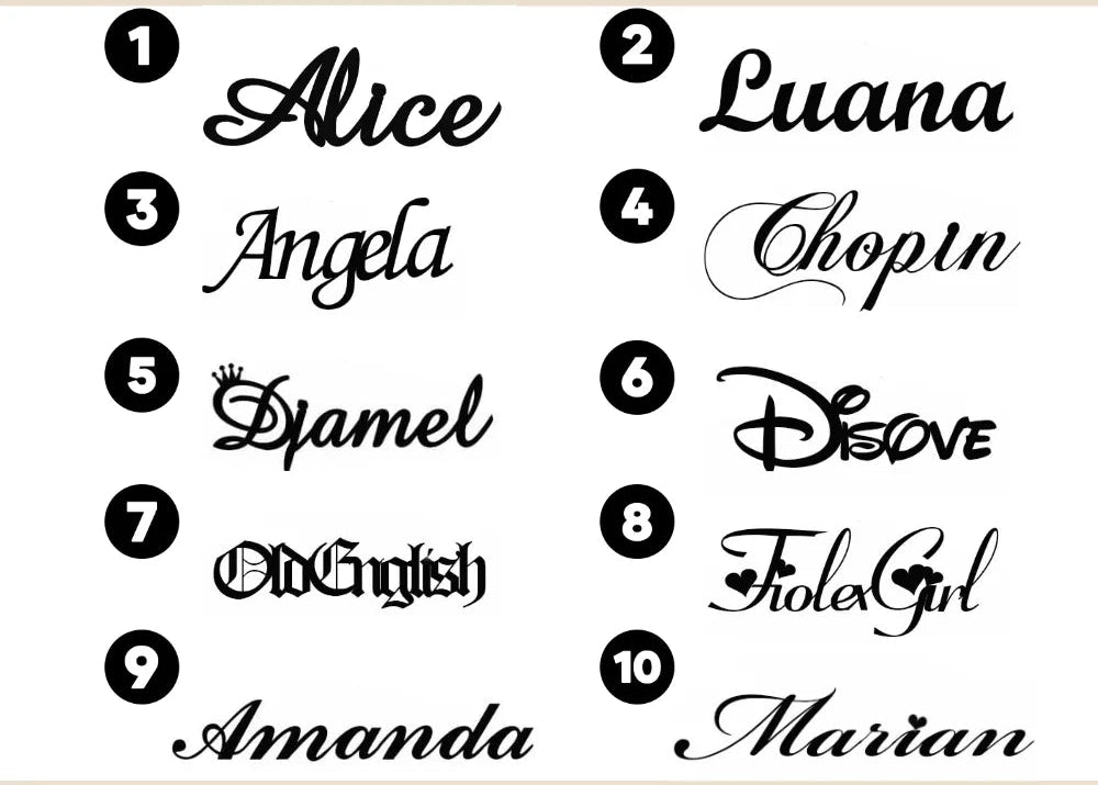 Schlüsselanhänger personalisiert mit Namen