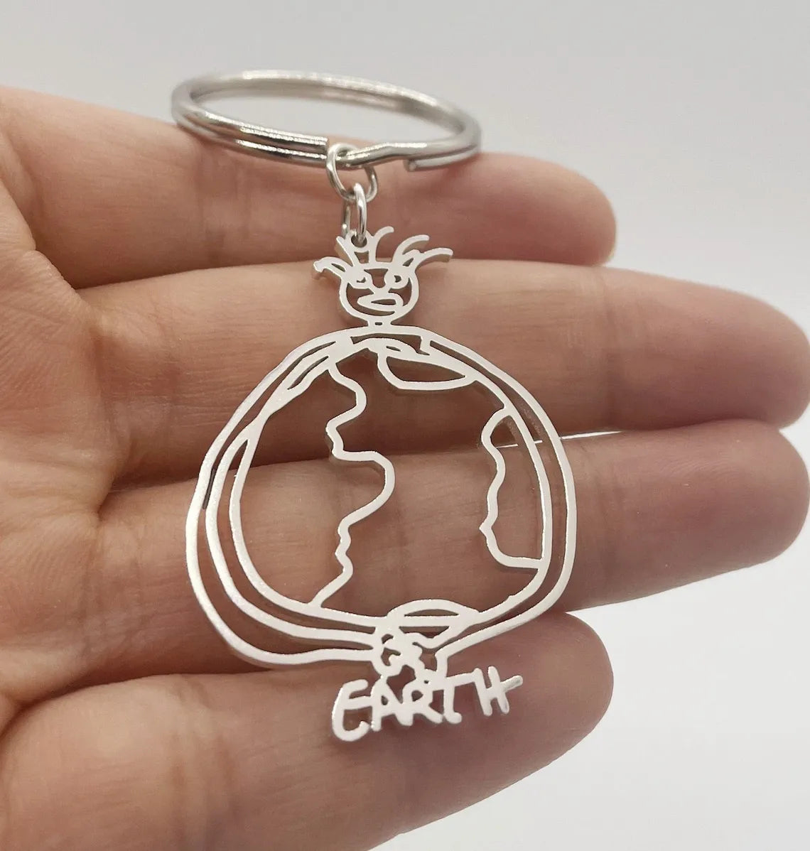 Schlüsselanhänger Personalisiert mit Zeichnung