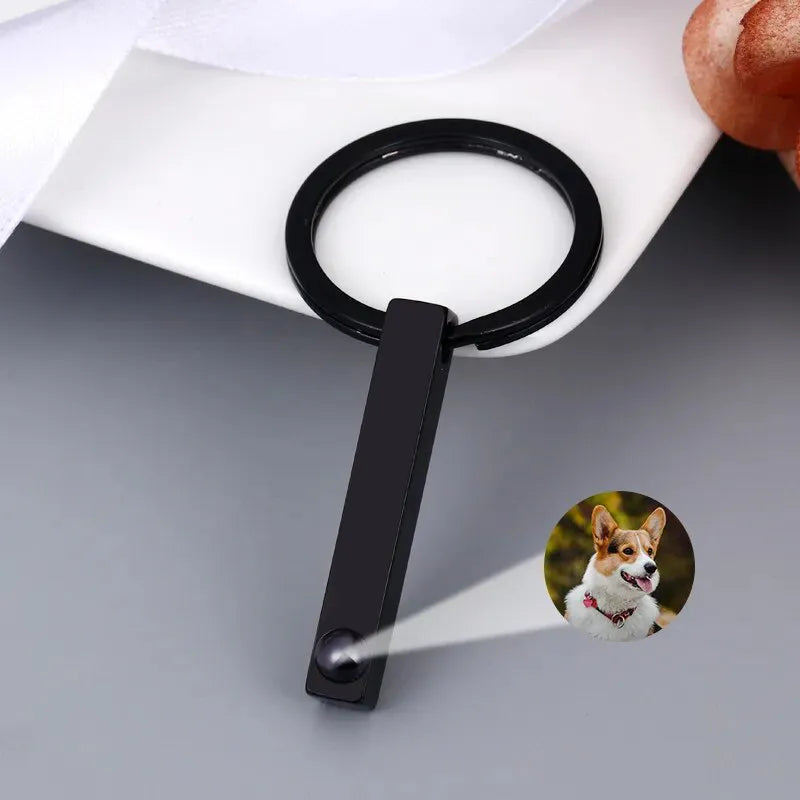 Schlüsselanhänger Personalisierter mit Fotoprojektion